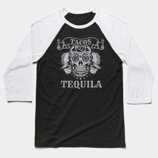 Tacos and Tequila Baseball T-Shirt